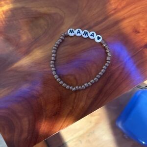 & Other Stories Brown Beaded Bracelet